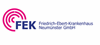 Firmenlogo: FEK - Friedrich-Ebert-Krankenhaus Neumünster GmbH Firmenlogo: FEK - Friedrich-Ebert-Krankenhaus Neumünster GmbH